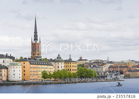 Scenic panorama of the Old Town in Stockholm, Swed 23557816