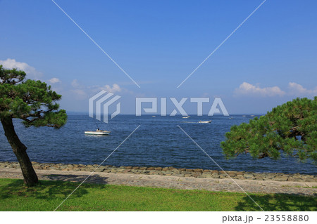 松江市 宍道湖の風景 松江市 宍道湖の風景 23558880