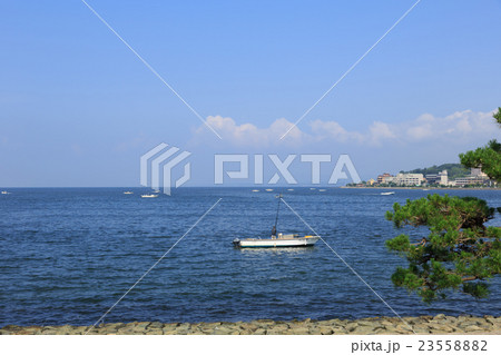 松江市　宍道湖の風景 23558882