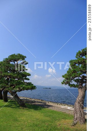 松江市　宍道湖の風景 23558889