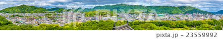 View of Himeji city from the castle - Japan 23559992