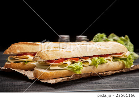 Panini grilled sandwich 23561166