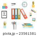 Set of office supplies 23561381