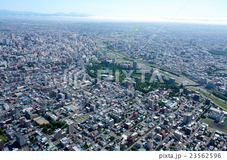 札幌市空撮 23562596