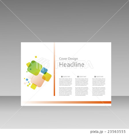 Squares pattern design templatr for presentation 23563555