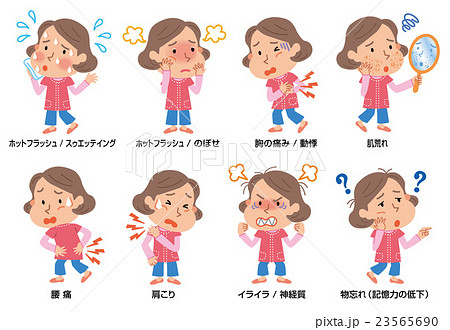 更年期　症状　いろいろ 23565690