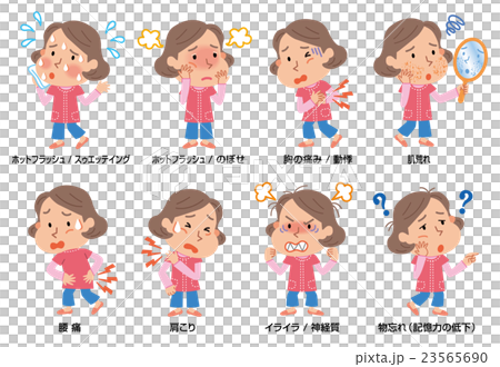 更年期　症状　いろいろ 23565690