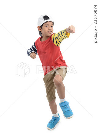 Full length portrait of a cool little boy Full length portrait of a cool little boy 23570074