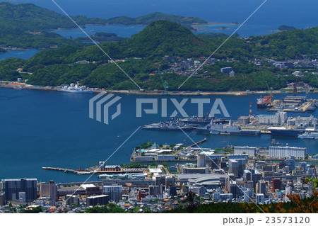 烏帽子岳から見下ろした佐世保の街7 烏帽子岳から見下ろした佐世保の街7 23573120