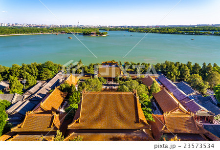 Kunming Lake seen from the Summer Palace - Beijing 23573534
