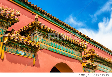 Traditional roofs of the Forbidden City in Beijing Traditional roofs of the Forbidden City in Beijing 23573939