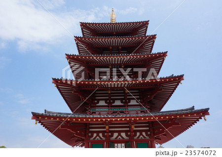 大阪四天王寺：五重塔 23574072