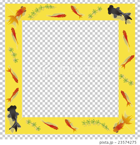 Goldfish square frame 5 yellow Goldfish square frame 5 yellow 23574275