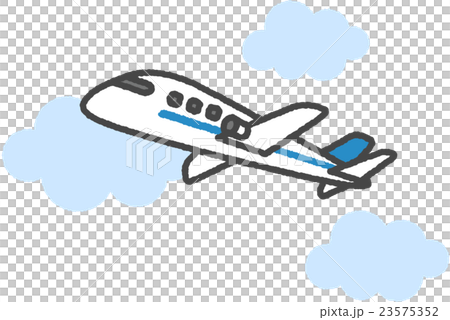 飛行機と雲 23575352