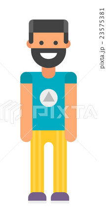 Beard man vector illustration. Beard man vector illustration. 23575381