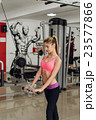 Blonde performs an exercise on the simulator 23577866
