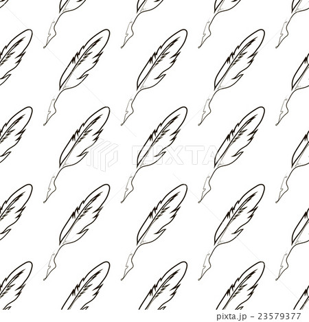 Seamless Feather Pattern Seamless Feather Pattern 23579377