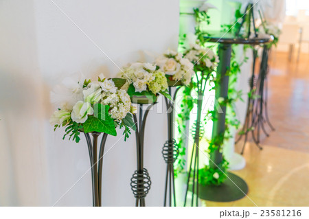 Decoration artificial flower . ( Filtered image processed vintage effect. ) Decoration artificial flower . ( Filtered image processed vintage effect. ) 23581216