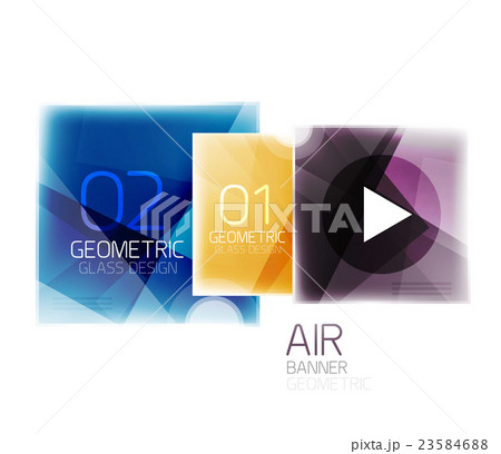 Glossy color squares 23584688