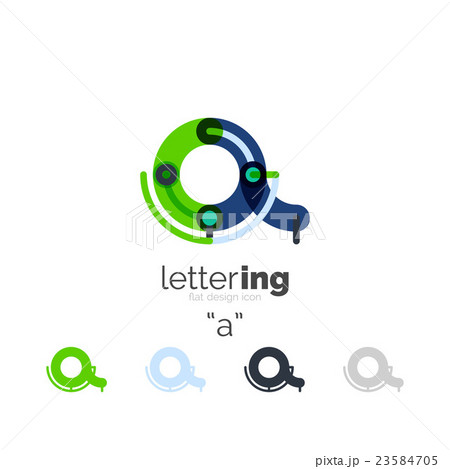 Letter logo line concept Letter logo line concept 23584705