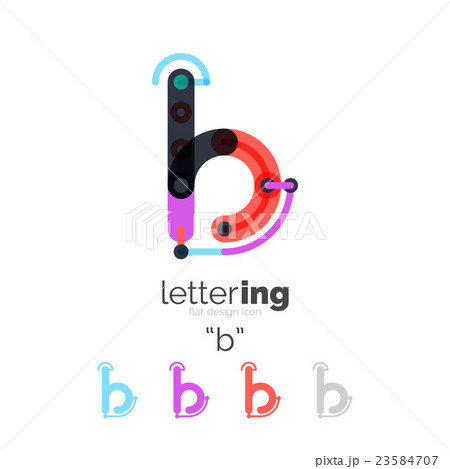 Letter logo line concept Letter logo line concept 23584707