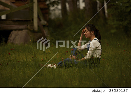 農業女子　ポートレート 23589187