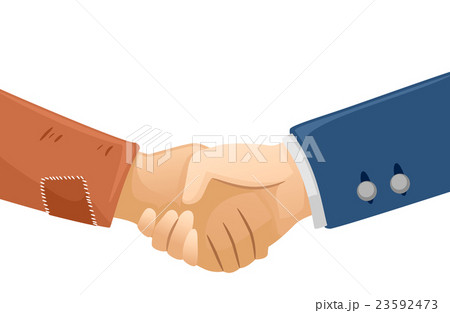 Hands Rich Poor Handshake Hands Rich Poor Handshake 23592473