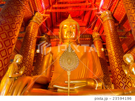 Golden Buddha statue 23594196