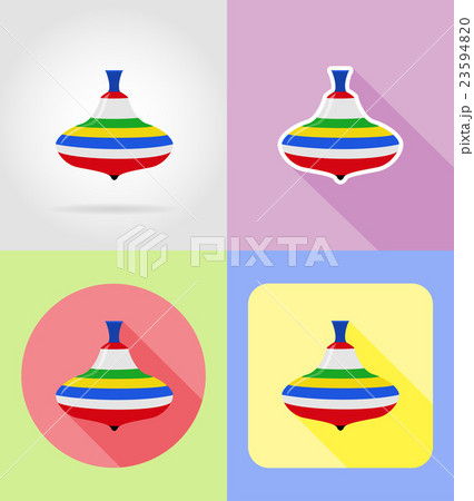 baby toys and accessories flat icons vector 23594820