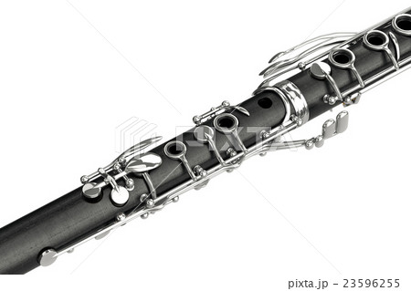 Clarinet Classical Musical Equipment Close Viewのイラスト素材