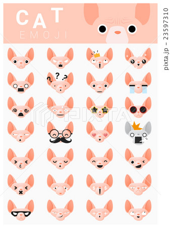 Sphynx Cat Emoji Emoticon Expression Stock Illustration  Download Image  Now  Animal Animal Body Part Animal Head  iStock