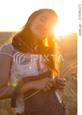 girl at the field 23598271
