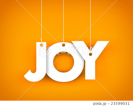 Word JOY hanging on the ropes Word JOY hanging on the ropes 23599031