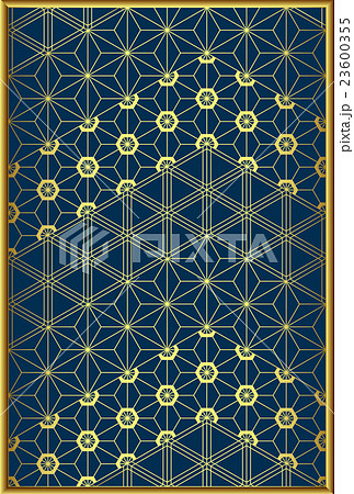 和風背景 組子細工 タテ 和風背景 組子細工 タテ 23600355