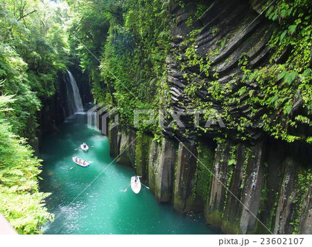 高千穂峡　真名井の滝 23602107