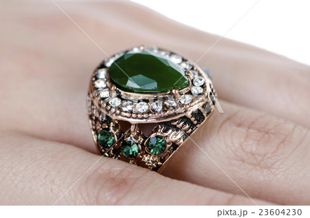 Jewellery ring worn on the finger Jewellery ring worn on the finger 23604230