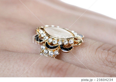 Jewellery ring worn on the finger Jewellery ring worn on the finger 23604234