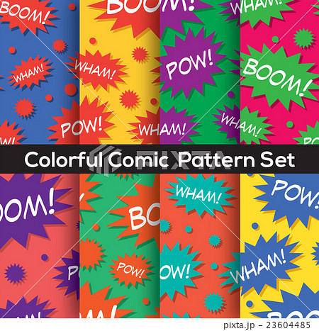 Comic Book Speech Bubbles Seamless Pattern. Comic Book Speech Bubbles Seamless Pattern. 23604485
