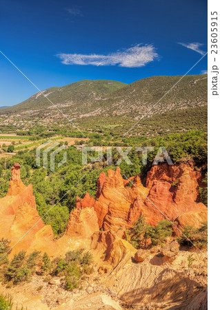 Red rocks in Colorado Provence in Luberon, France Red rocks in Colorado Provence in Luberon, France 23605915