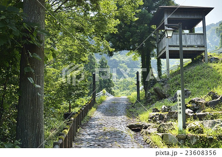板取宿　関所跡　福井　北国街道 23608356