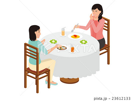 食事をする女性 23612133