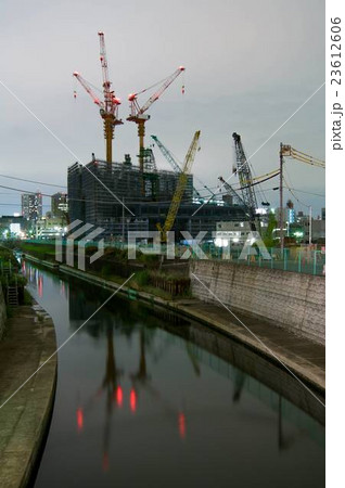 建設初期の東京スカイツリー 23612606