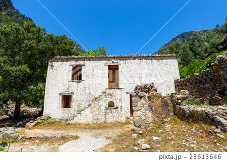 displaced village Samaria in Samaria Gorge, Greece 23613646