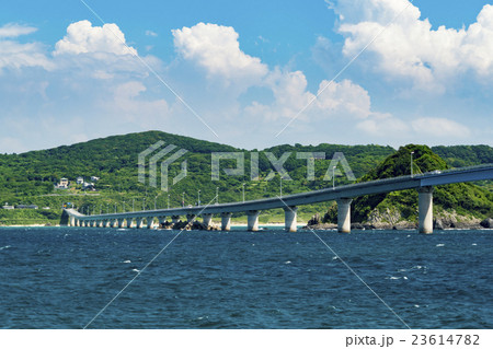 角島大橋 角島中道 角島大橋 角島中道 23614782