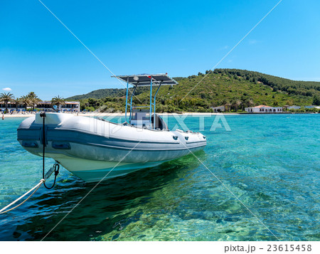 boats in beautiful blue sea. boats in beautiful blue sea. 23615458