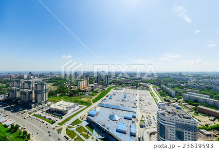 Aerial city view. Urban landscape. Copter shot 23619593