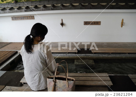 保科美術館の足湯 23621204