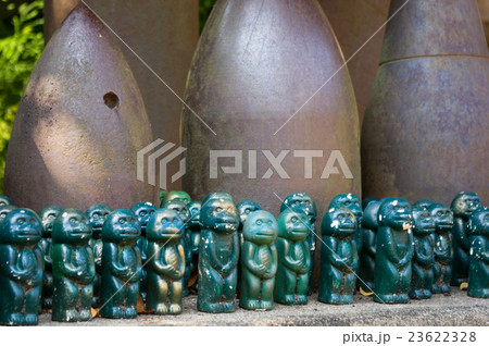 紀州東照宮　奉納砲弾　権現猿 23622328