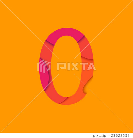 Number xero design template element. Number xero design template element. 23622532