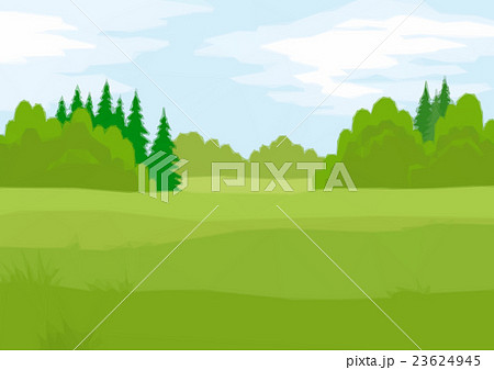 Landscape, Summer Forest, Low Poly 23624945